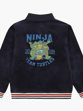 Andy + Evan’s Ninja Team Turtles Black Graphic Jacket